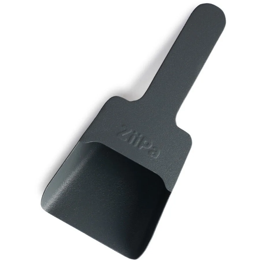 Pelletschaufel ZiiPa blaugrau Stahl B 21.5 cm