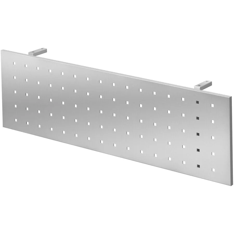 Sichtblende Office Silber Metall 80 cm