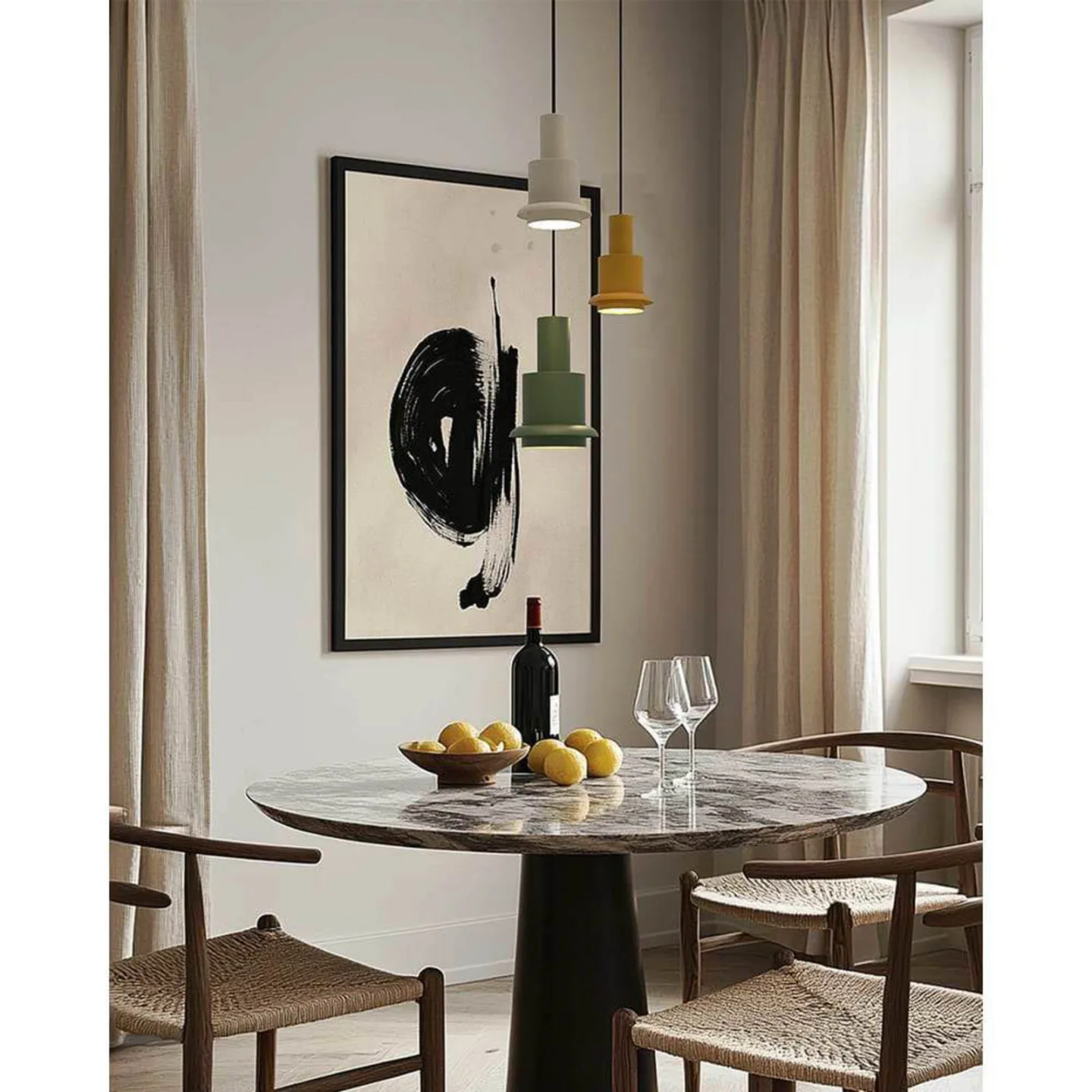 Chaumont Pendelleuchte Ø15xH22 Yellow/Yellow - DCW - Wohnzimmer - Metall