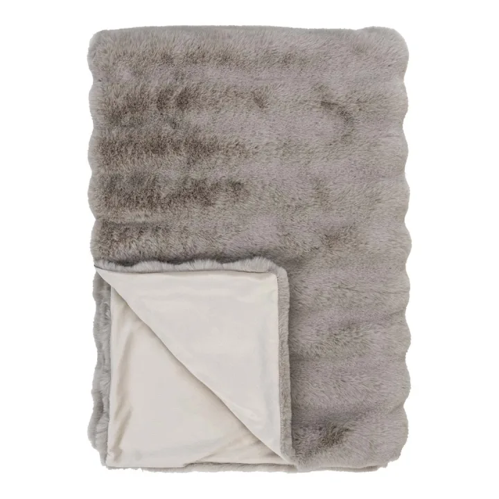 Galena Plaid 130x180cm imitiertes fell beige.