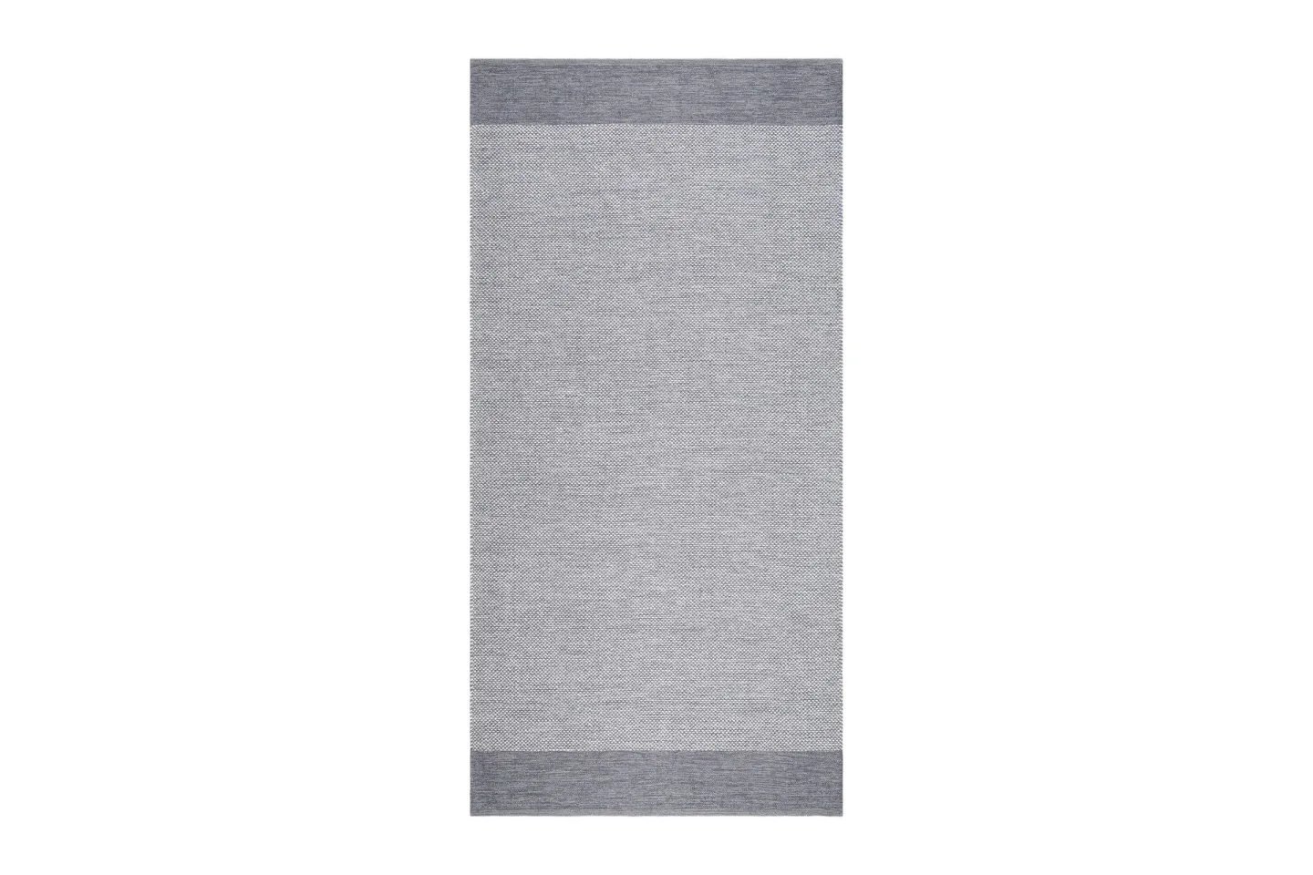 Alva Bomullsmatta 75x340 cm Oval - Grå