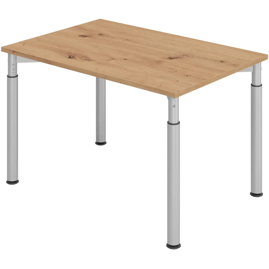 Schreibtisch Office Asteiche Holzwerkstoff B 120 T 80 cm