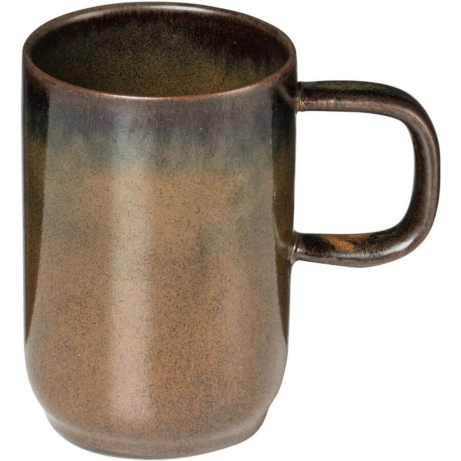 Gipfelstück Kaffeetasse Glockenklang Braun Keramik