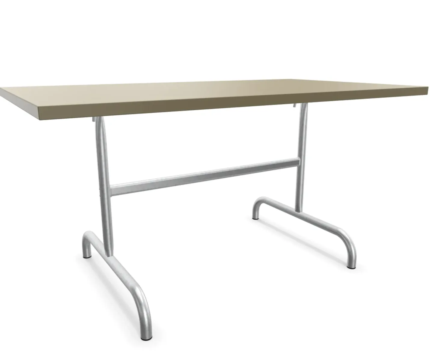 Schaffner Metall-Tisch Säntis Feuerverzinkt Beige | Schubiger Möbel