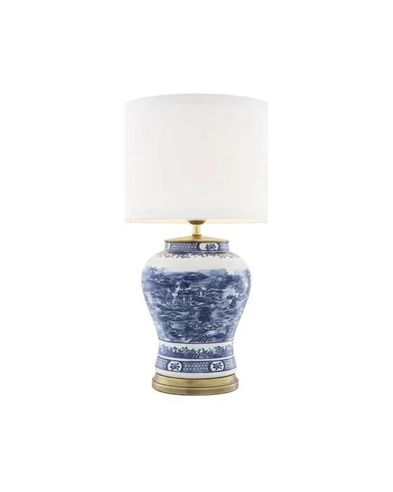 Bordslampa Chinese Blue