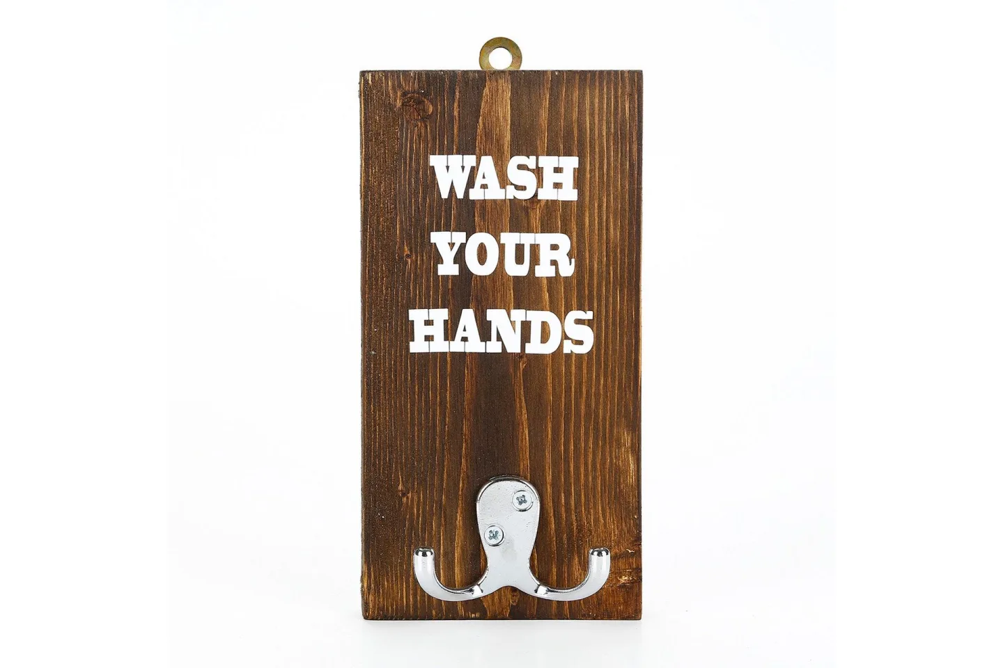 Evila Handdukshängare Wash Your Hands' - Trä