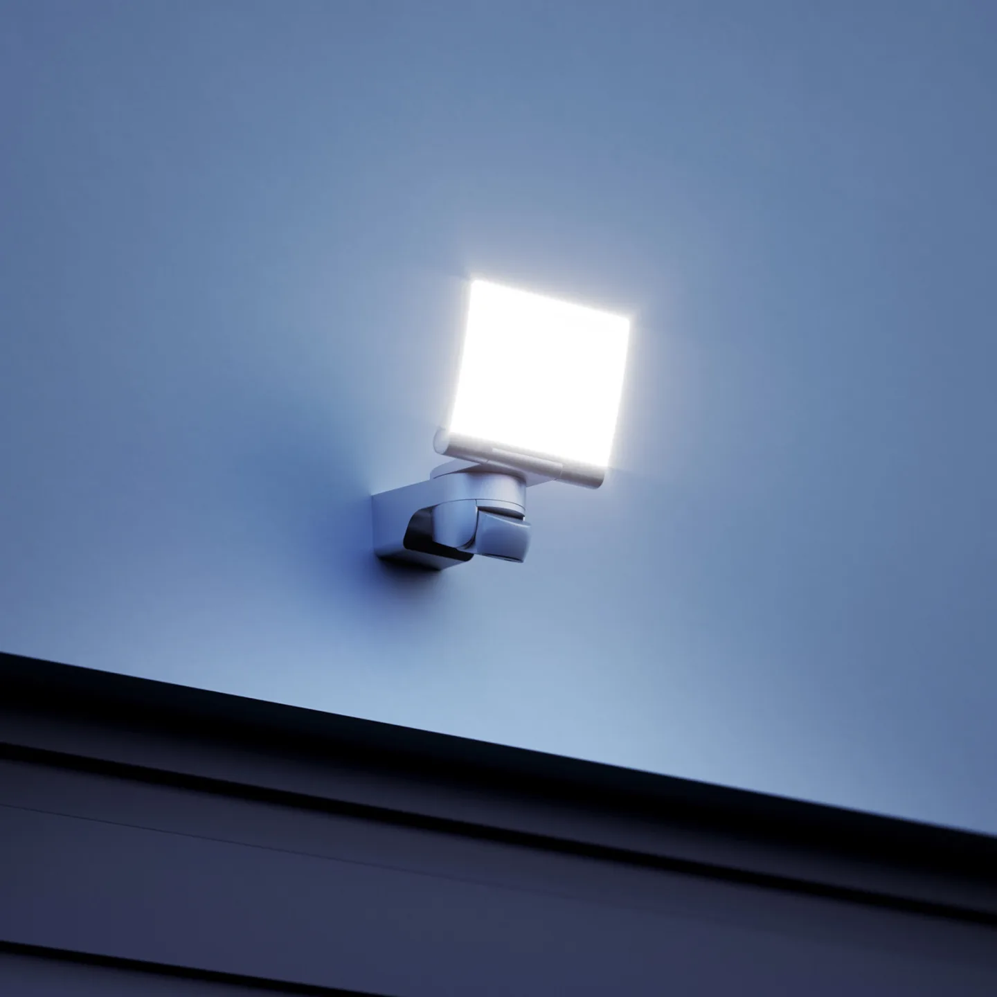 XLED Home 2 XL S sensor-udendørs spotlampe, hvid, IP44 - STEINEL - Moderne - Plastik - Kantet