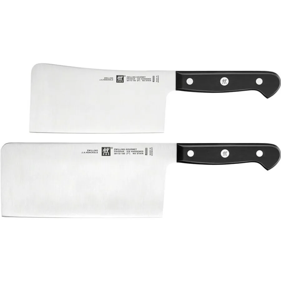 Messer-Set Zwilling Gourmet silber/schwarz Stahl