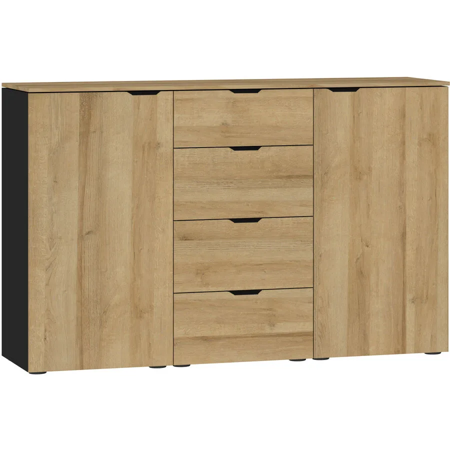 Kommode Arena Beimöbel Eiche Dekor Holzwerkstoff B 135 H 87 cm