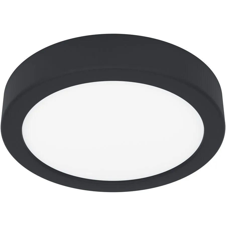 Eglo Deckenlampe Fueva 5 Schwarz Stahl 2.8 cm - LED - Lichtfarbe: Warmweiss - LED Energiesparlampen
