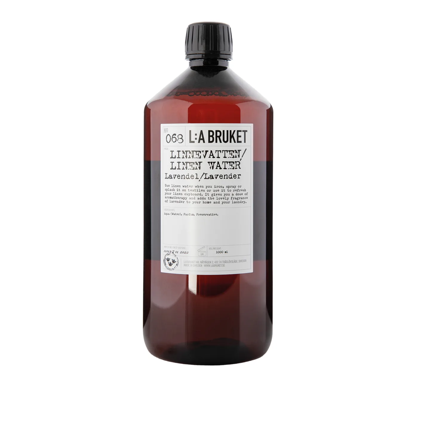 L:a Bruket - Linnevatten 1000 ml Lavendel - Doftpinnar och rumsspray