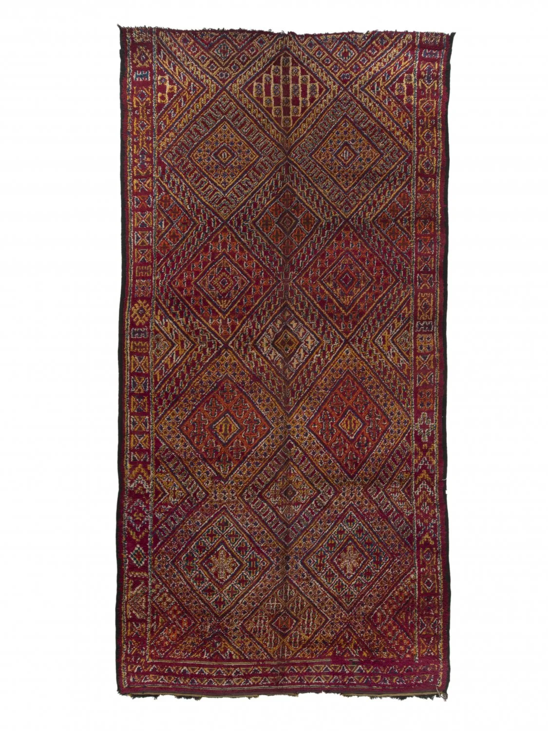 Kelim-teppe Marokkansk Azilal Special Edition 440 x 220 cm (Størrelse: 440 x 220 cm)