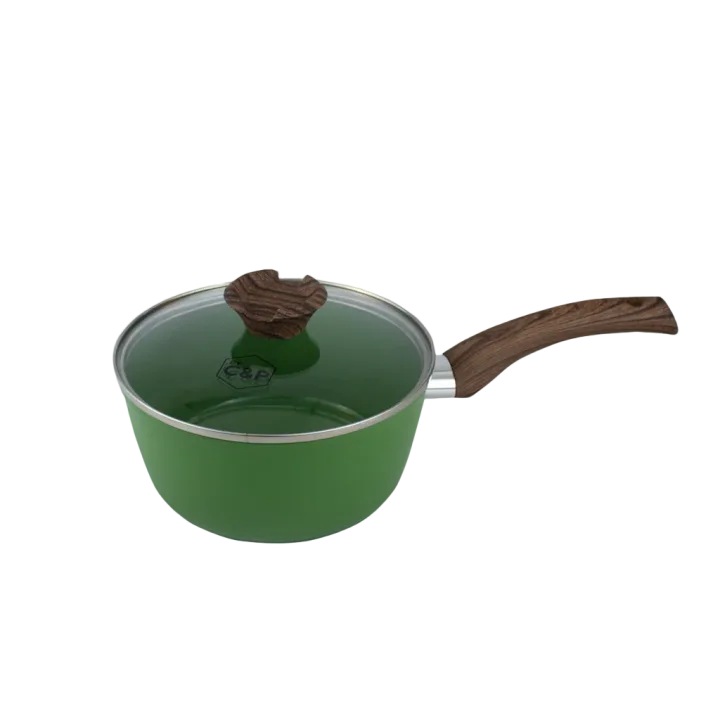 Go Green Stieltopf mit Deckel 18 cm