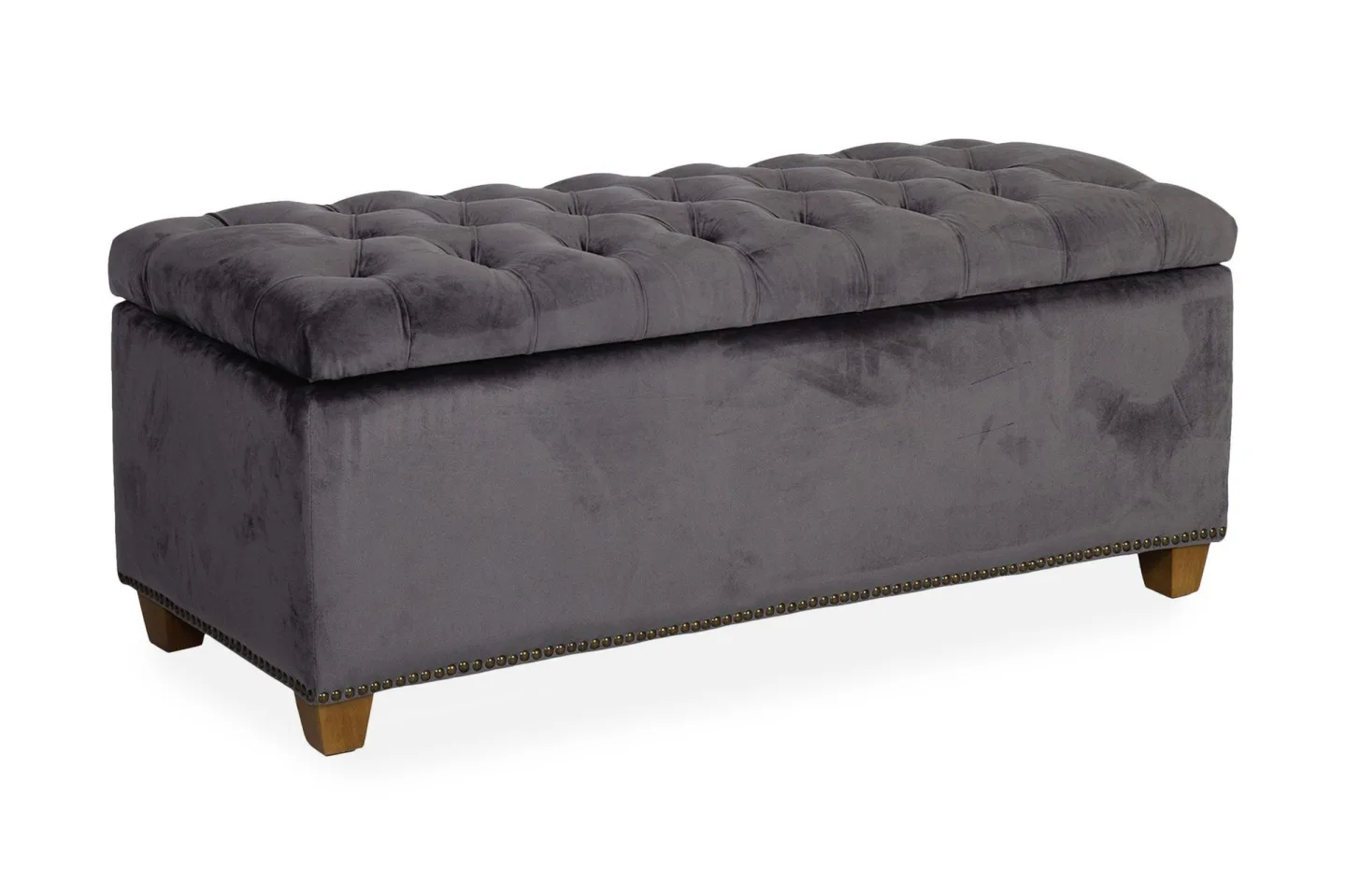 Fotpall Holmes Velvet Med Förvaring 112x46xh47 -