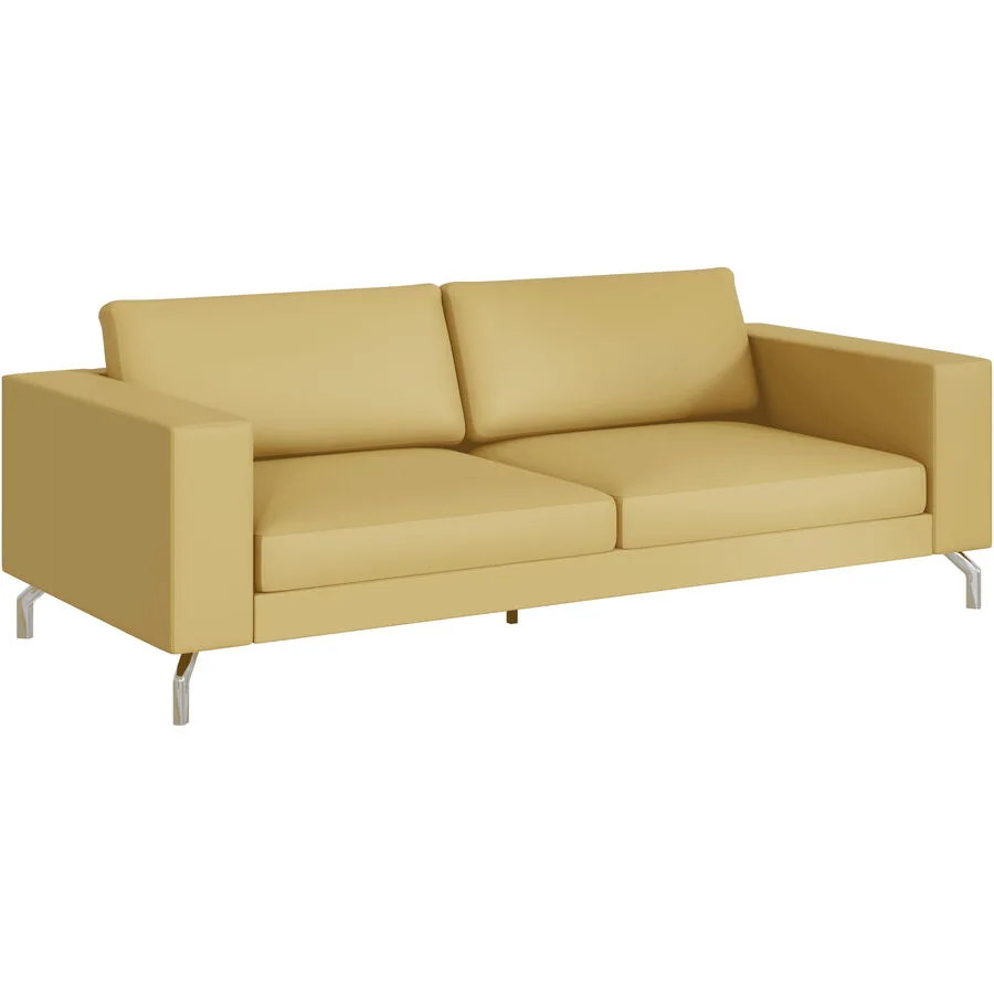 Sofa Domino Ohne Leder senfgelb B 220 T 98 cm - Möbel Konfigurator: Traummöbel individuell zusammenstellen