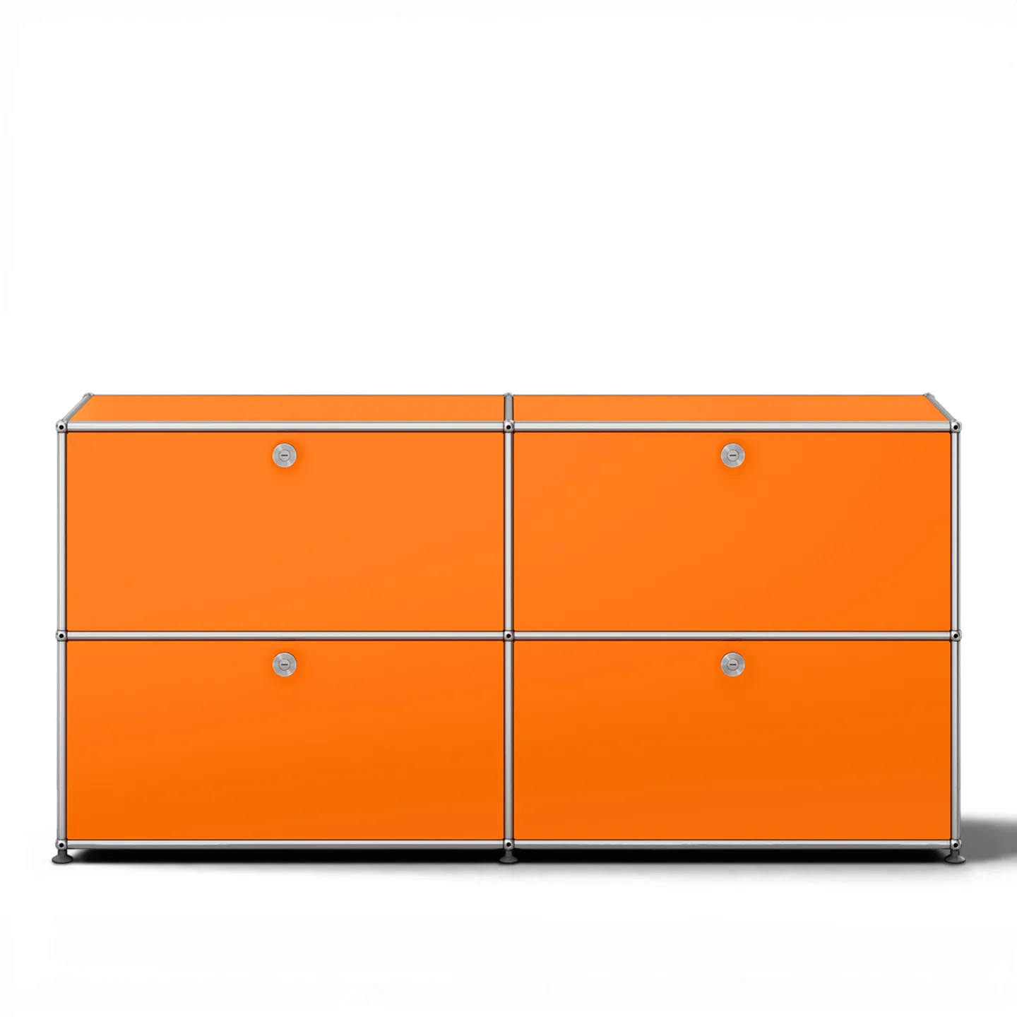 USM - USM Haller 109 Sideboard Pure Orange - Skänkar och sideboards - Fritz Haller & Paul Schärer - Orange - Metall