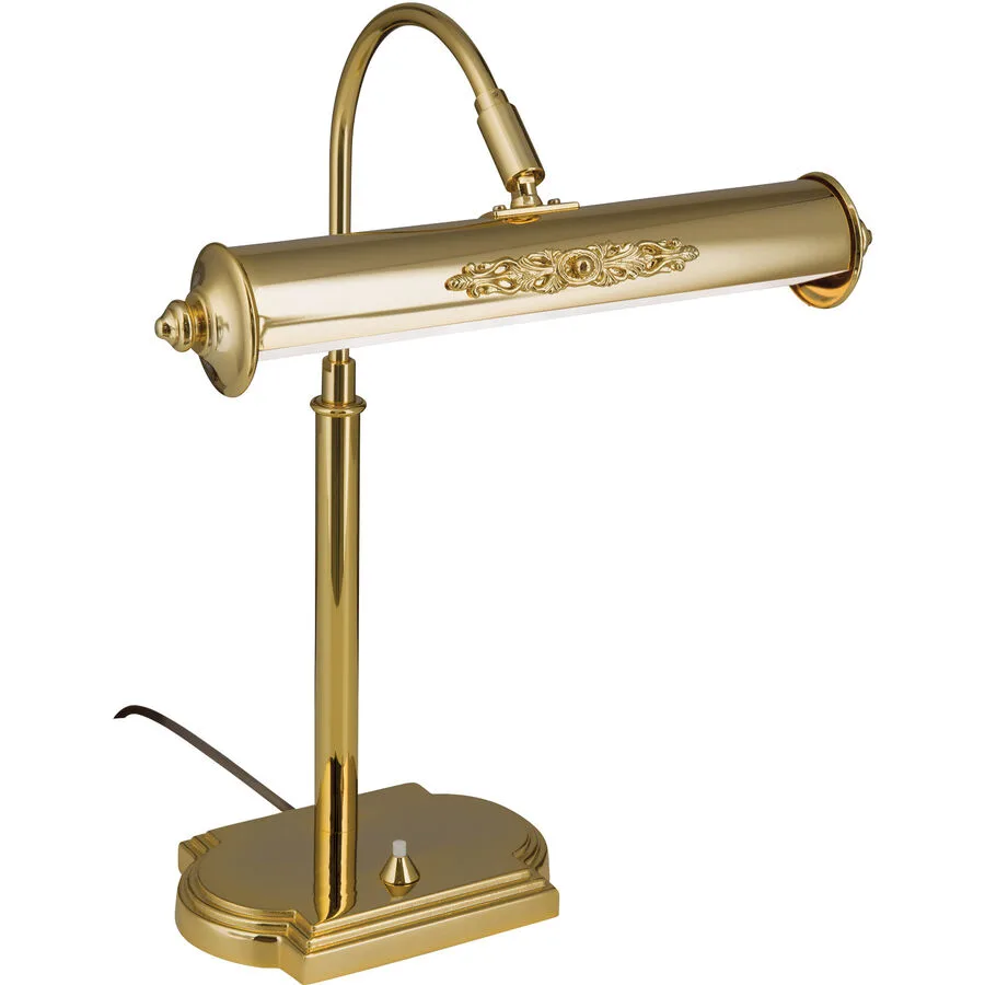 Briamond Bürolampe Dunaj Gold Messing 30 cm 41 cm