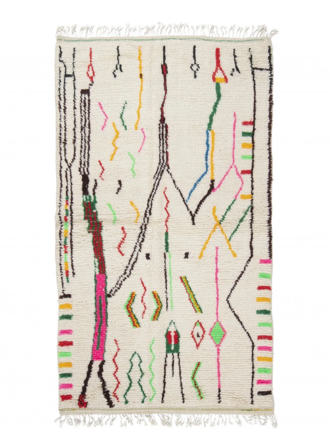 Kelim-teppe Marokkansk Azilal 250 x 140 cm (Størrelse: 250 x 140 cm)