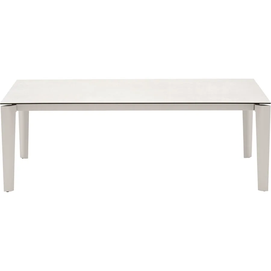 CONNUBIA Tisch Band Salzweiss Keramik B 100 T 220 cm