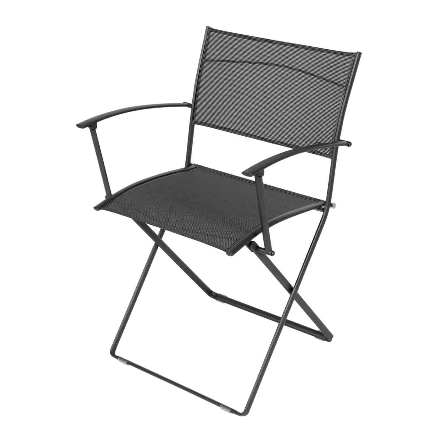 Fermob - Plein Air Armchair Anthracite 47 - Matstolar utomhus - Pascal Mourgue - Grå - Metall/Syntetiskt/Plast