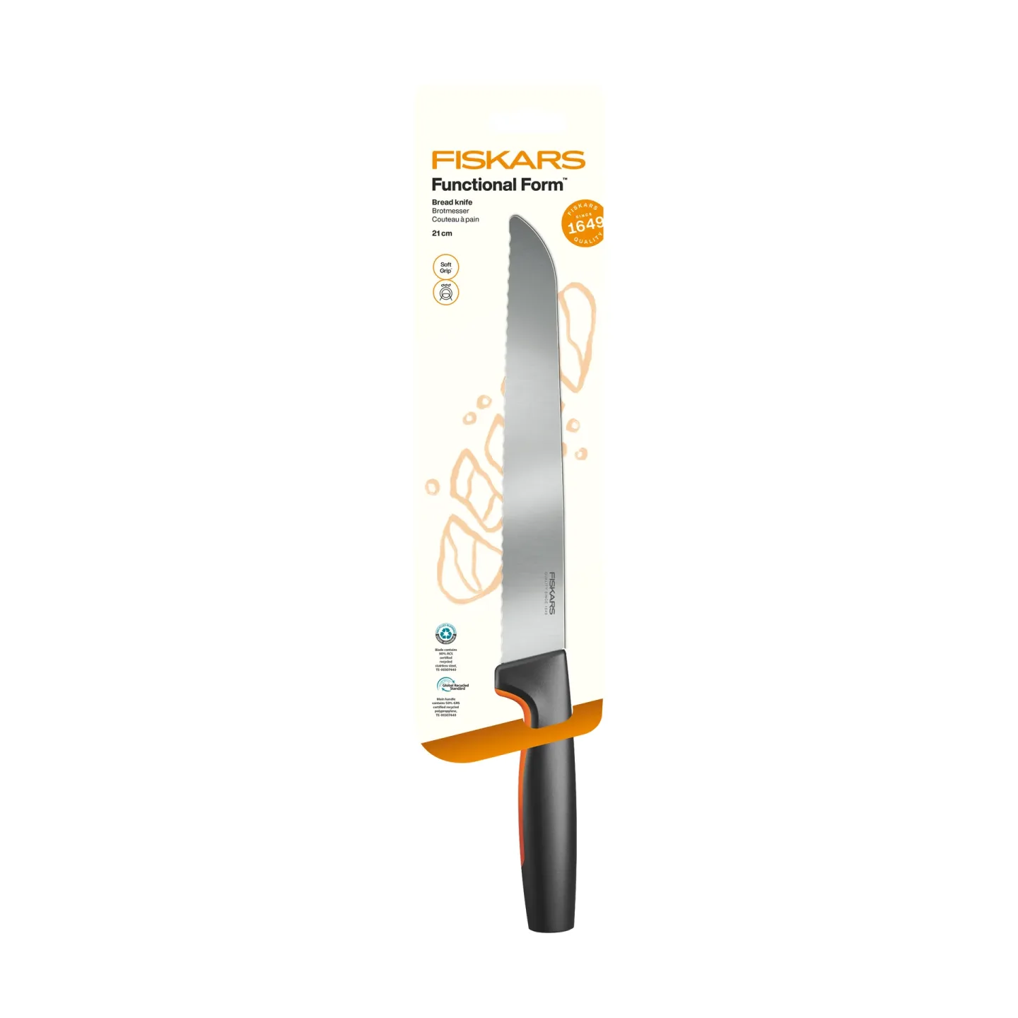 Fiskars Functional Form Brotmesser Edelstahl