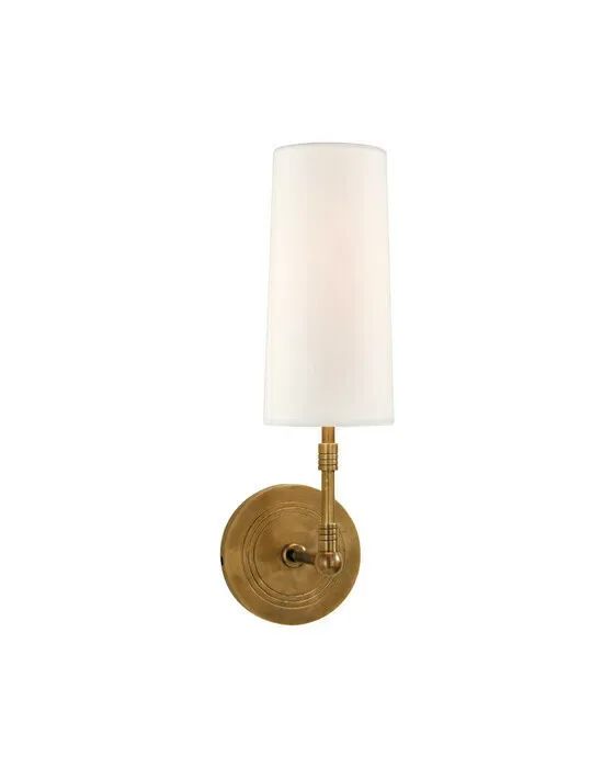 Ziyi Sconce Antique Brass/Linen