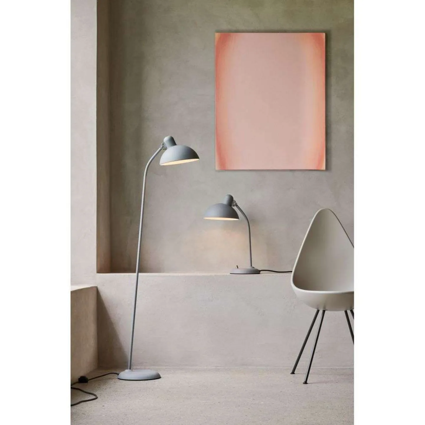 KAISER idell™ 6556-F Stehleuchte Venetian Rot - Fritz Hansen - Wohnzimmer - Metall