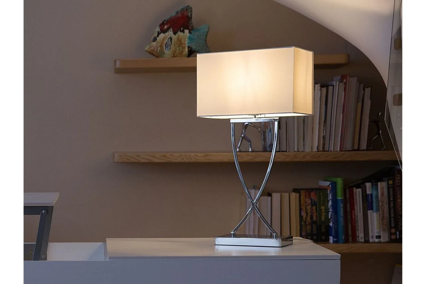 Yasuni Bordslampa 20 cm - Vit