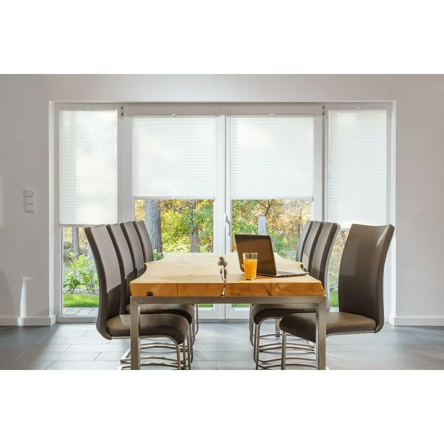 Sun+Shadow Plissee Curtain & more weiss Polyester B 40 cm T 2.5 cm
