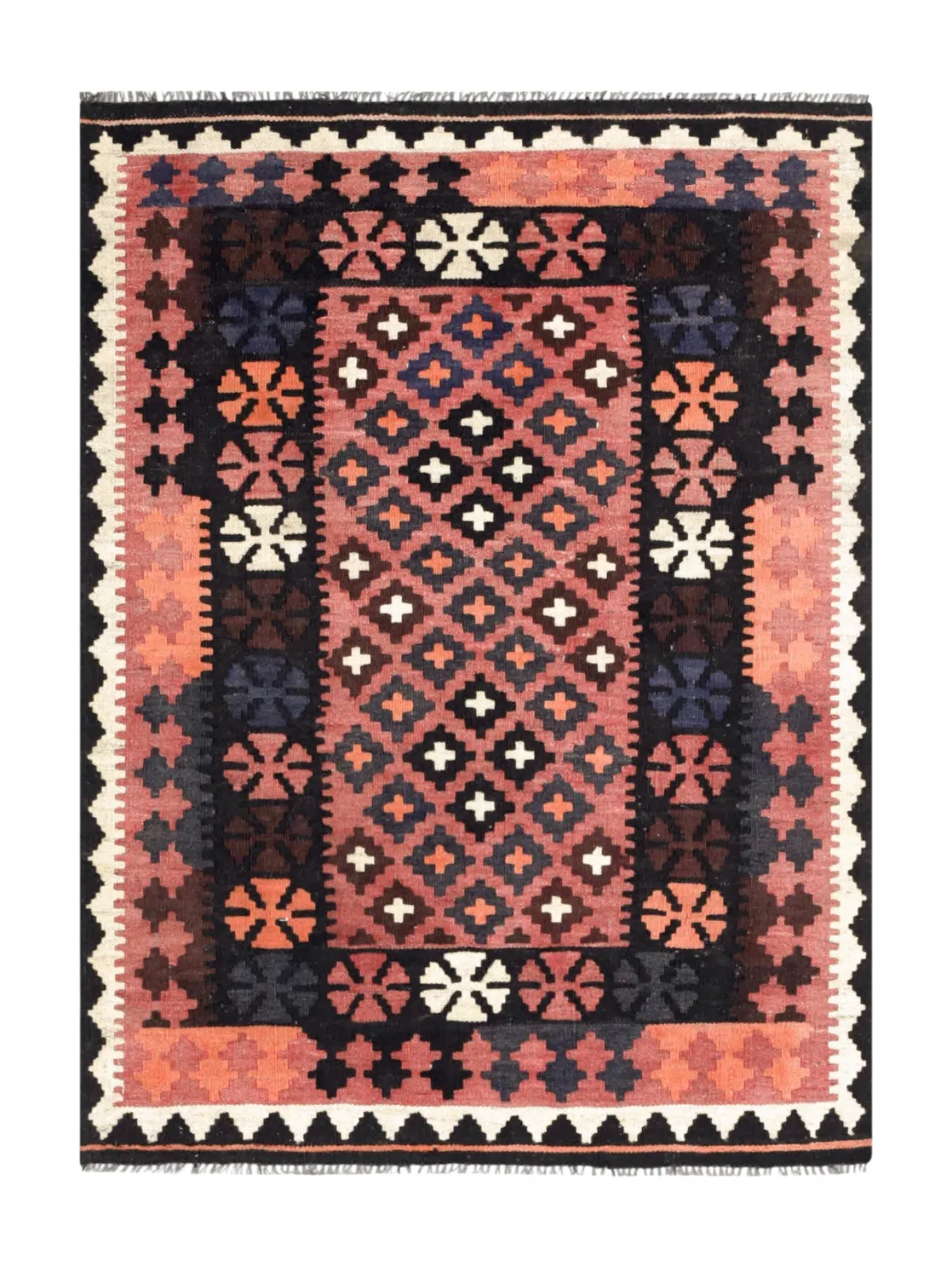 Orientalsk Teppe - Ghalmori Hand Woven - 80 x 108 cm (Størrelse: 80 x 108 cm)
