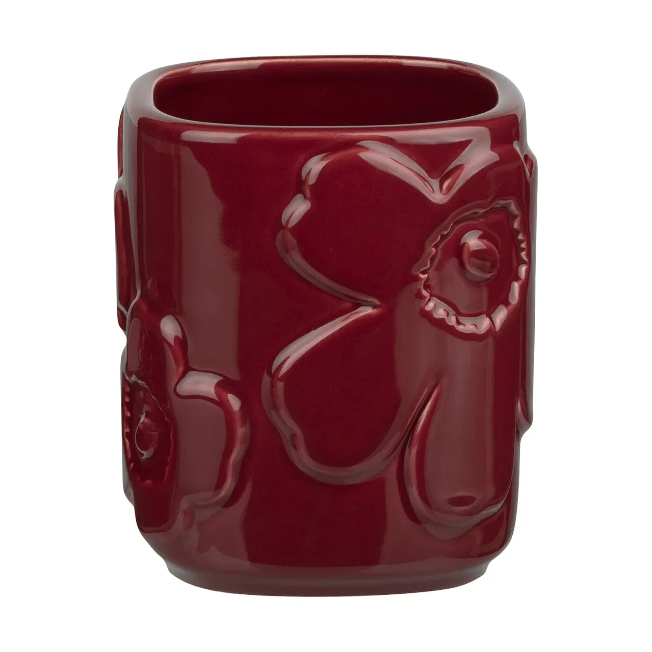 Marimekko Unikko Zahnbürstenhalter Burgundy
