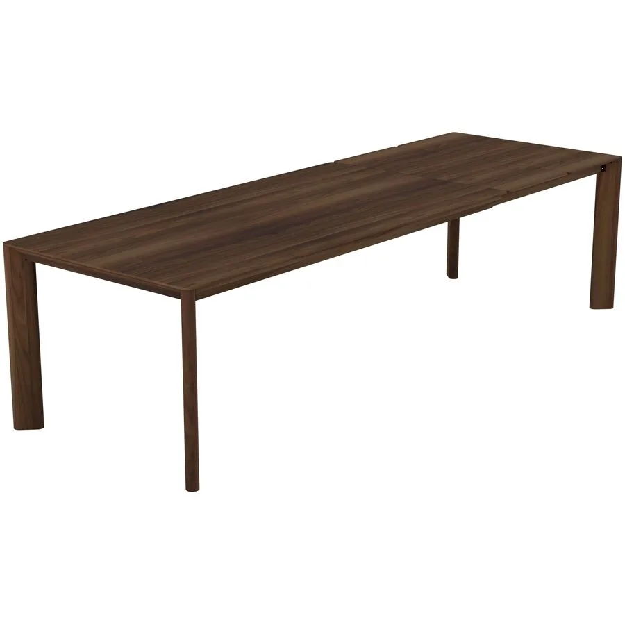 Esstisch ausziehbar Massivo Braun Holz B 200 cm Ausziehbar - Farbe: Nussbaum angeglichen geölt - Möbel Konfigurator: Traummöbel individuell