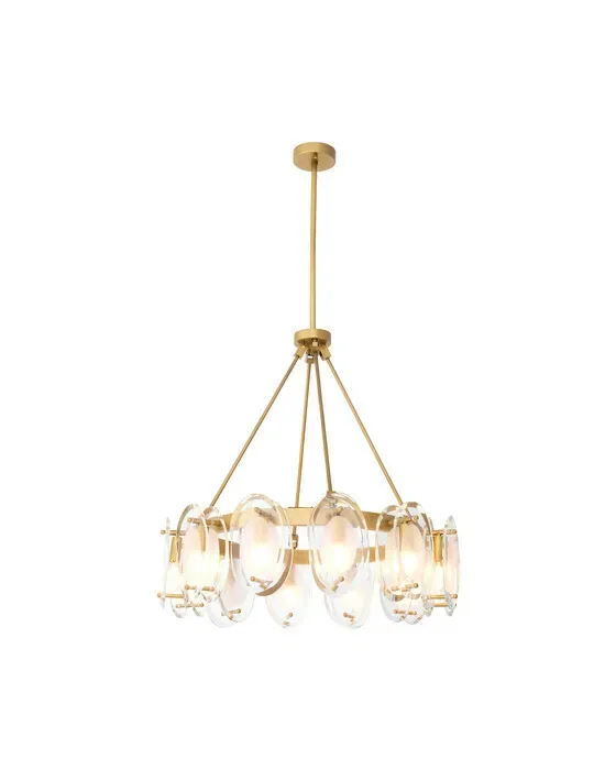 Sublime Chandelier Brass