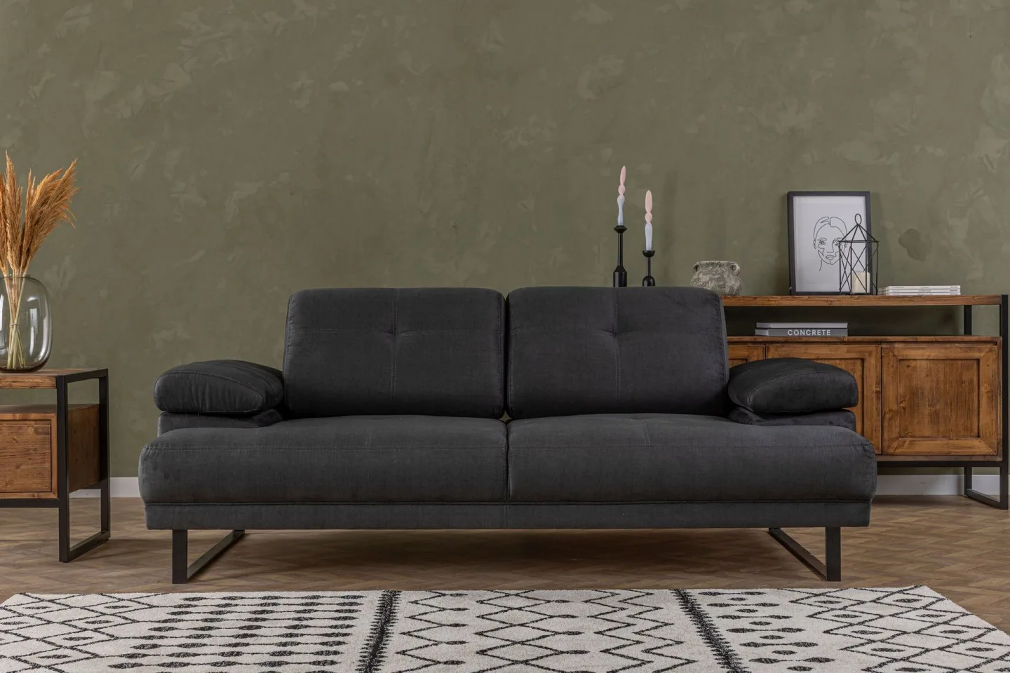 Kitimat Soffa 2-sits - Antracit