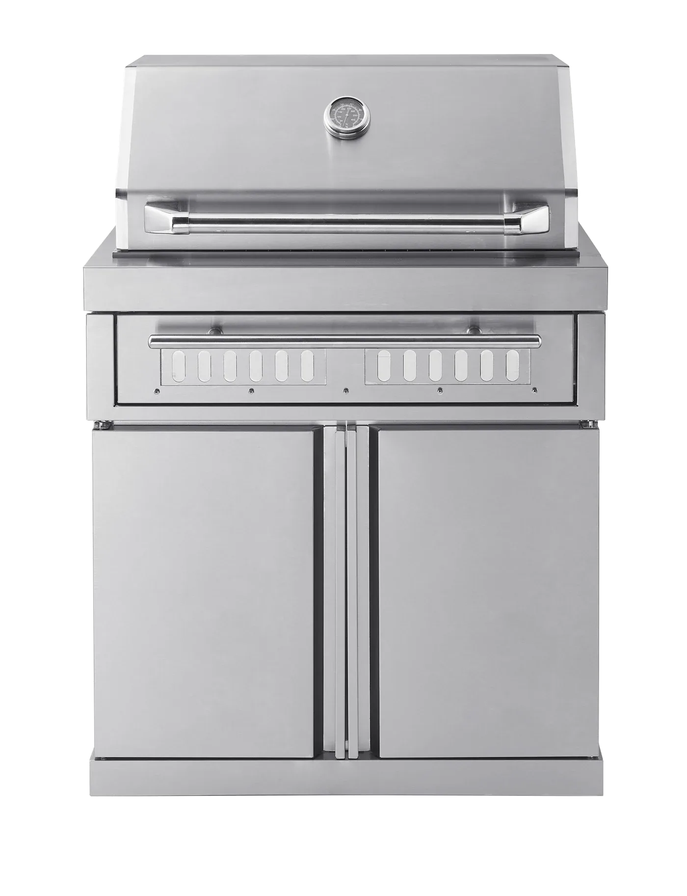 Stainless Collection - Freistehender Holzkohlegrill