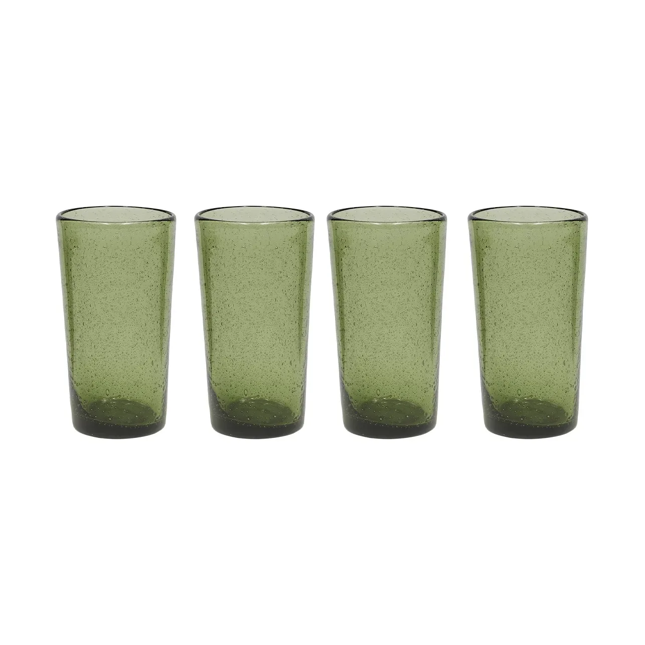 OYOY Kuki Highball Glas 4er-Pack Green