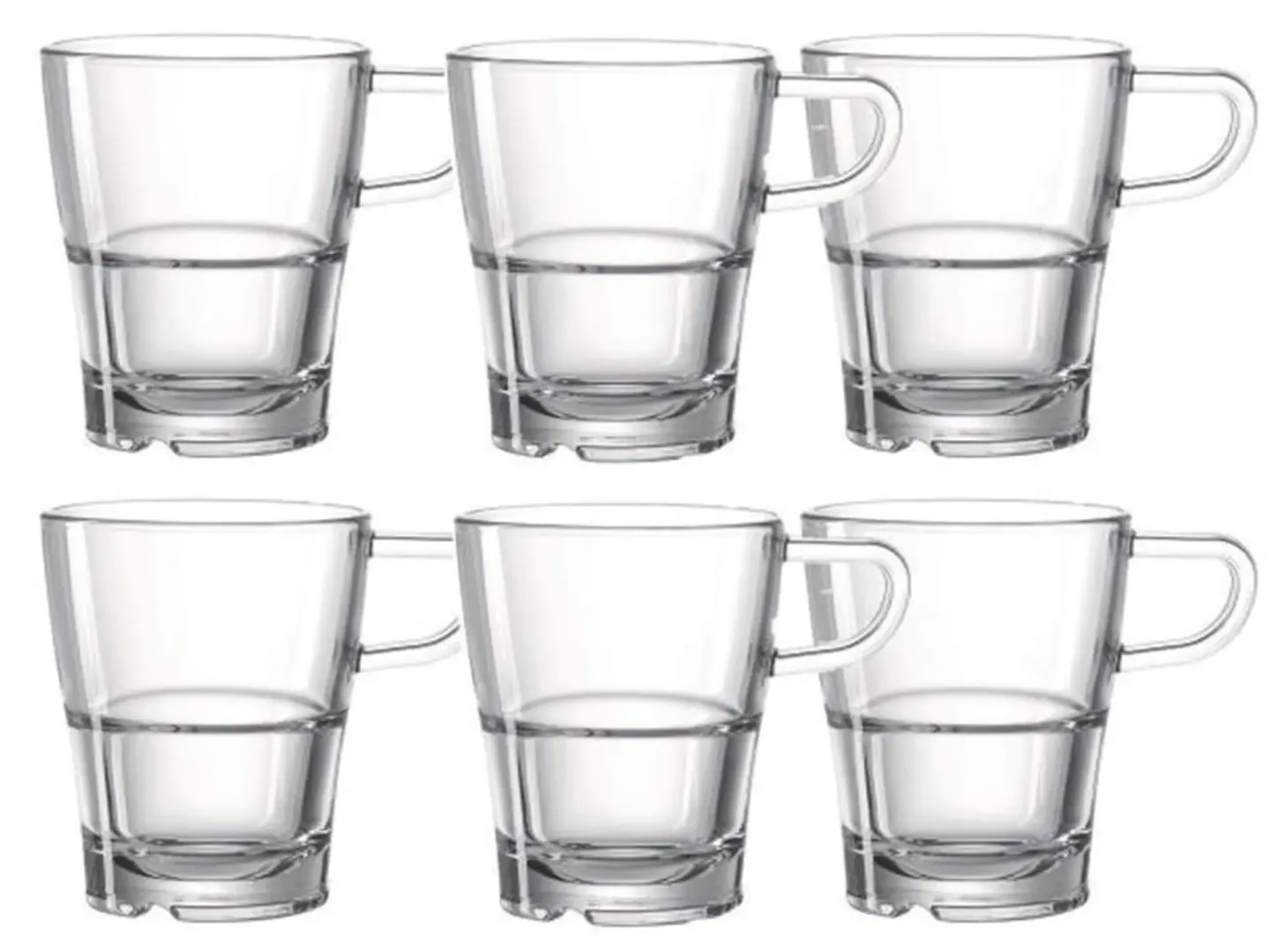 Alltron Kaffeetasse Senso 2.5 Dl, 6 Stück Transparent | Schubiger Möbel
