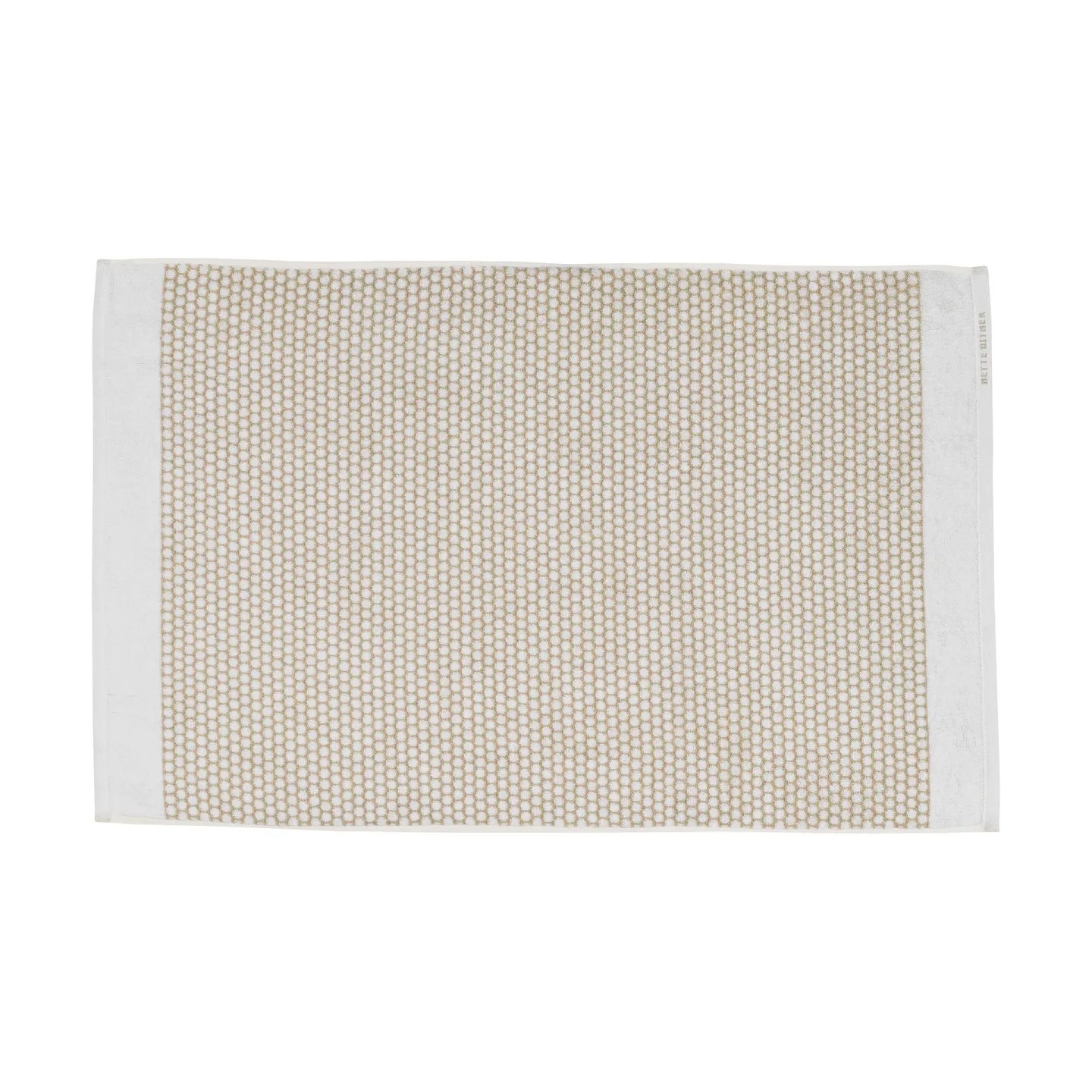 Mette Ditmer Grid Badezimmerteppich 50x80cm Sand-off white