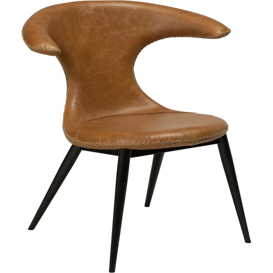 DAN-FORM Sessel Flair Brown Leder B 74 T 68 H 70 cm
