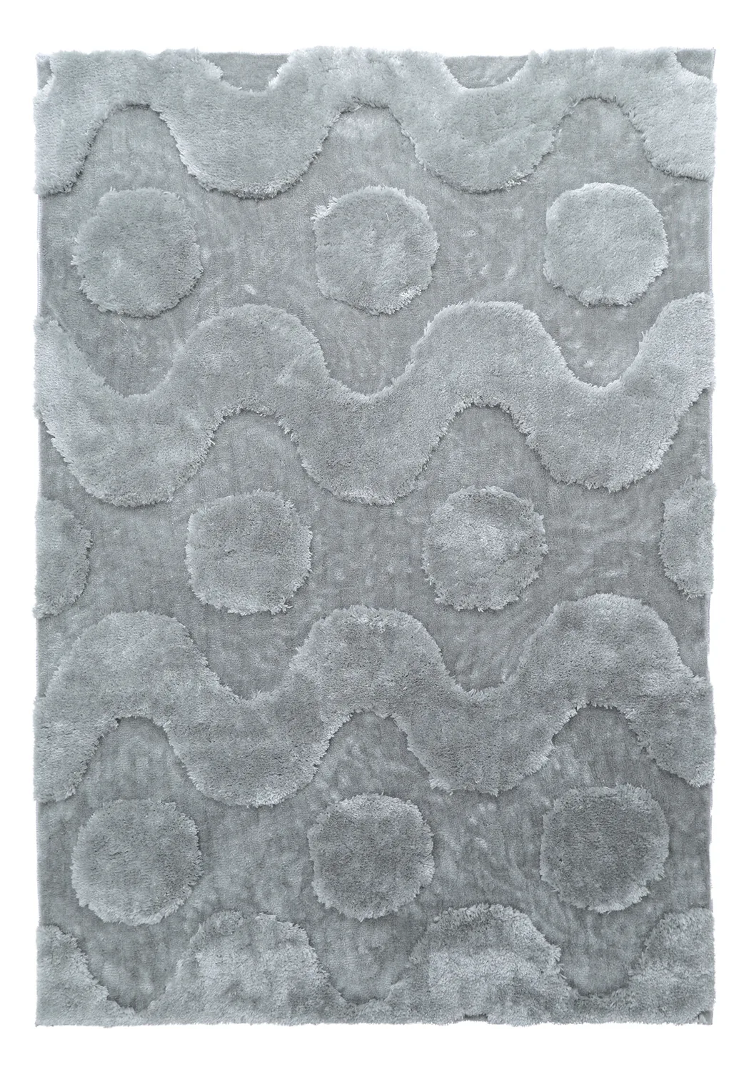 Ryetepper - Kavala (lys grå) (Størrelse: 200 x 290 cm)