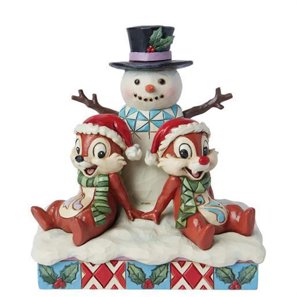Disney Figur Piff & Puff med snögubbe