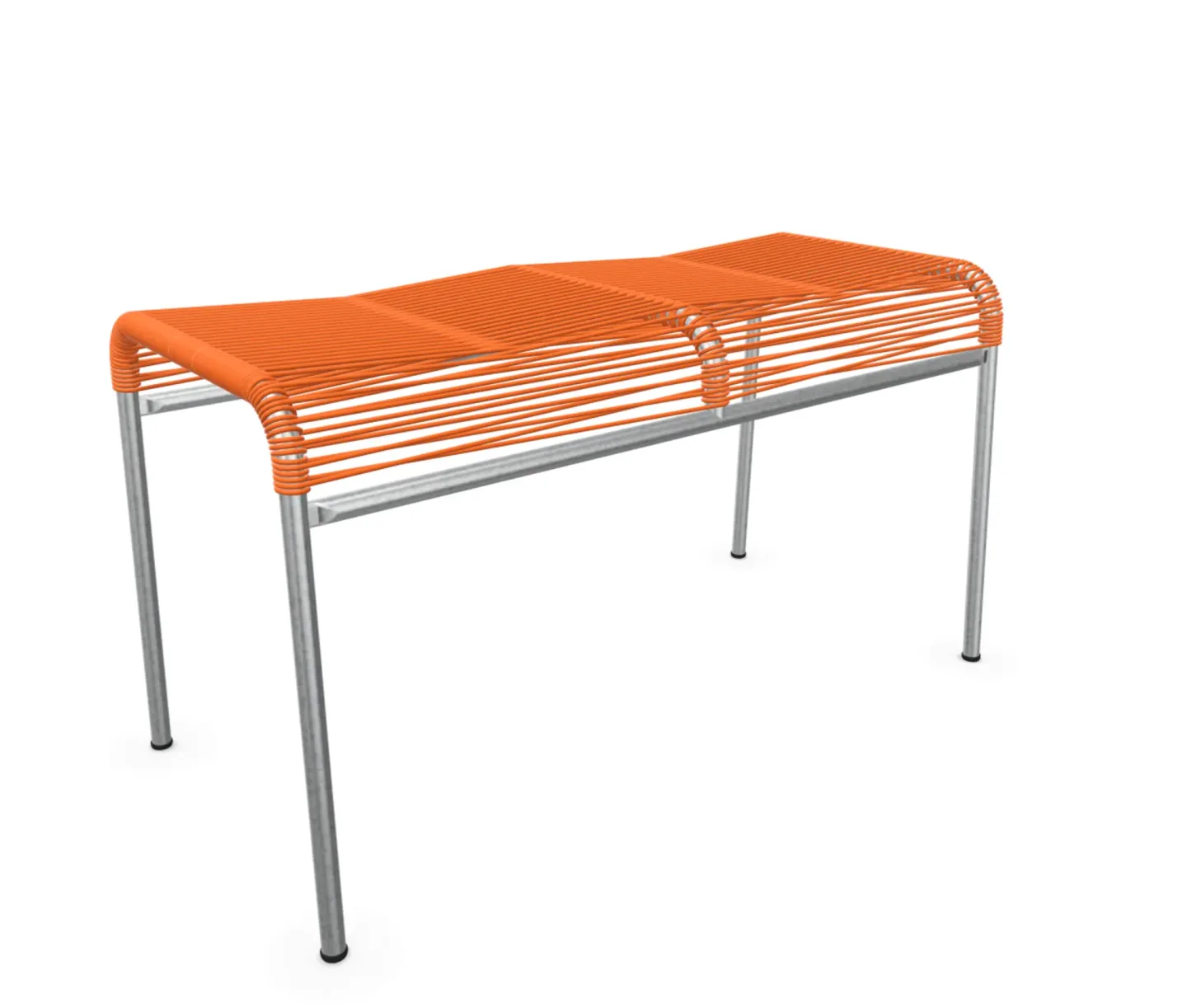 Schaffner Spaghetti-2er-Hocker Säntis Feuerverzinkt Orange | Schubiger Möbel