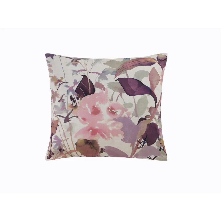 KAS Kissenbezug Sola bunt Blumenmuster Baumwolle B 65 T 65 cm