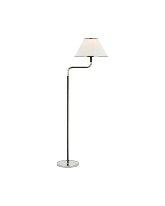 Rigby gulvlampe i nickel