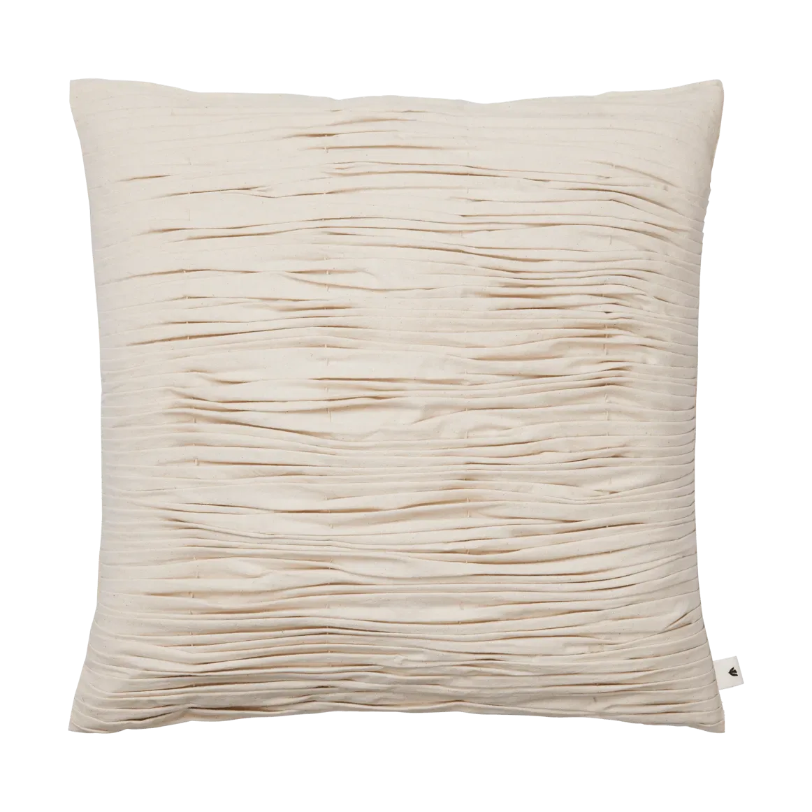 Ferm Living Falda Smocked Kissenbezug 50x50 cm Undyed