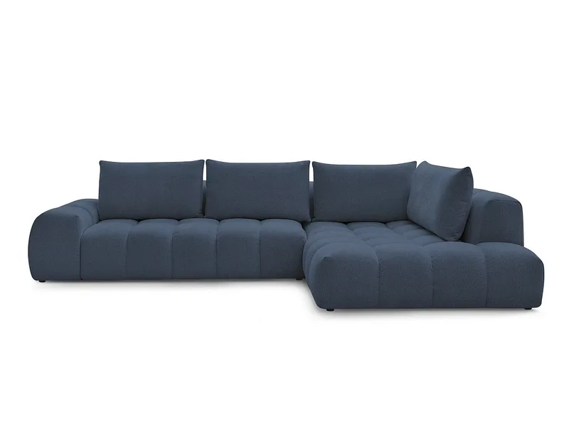 Ecksofa BOBOCHIC EVEREST Stoff chiniert dunkelblau