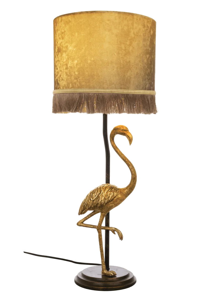 Aneta Lighting - Flamingo 67cm - Bordslampa - Svartguld