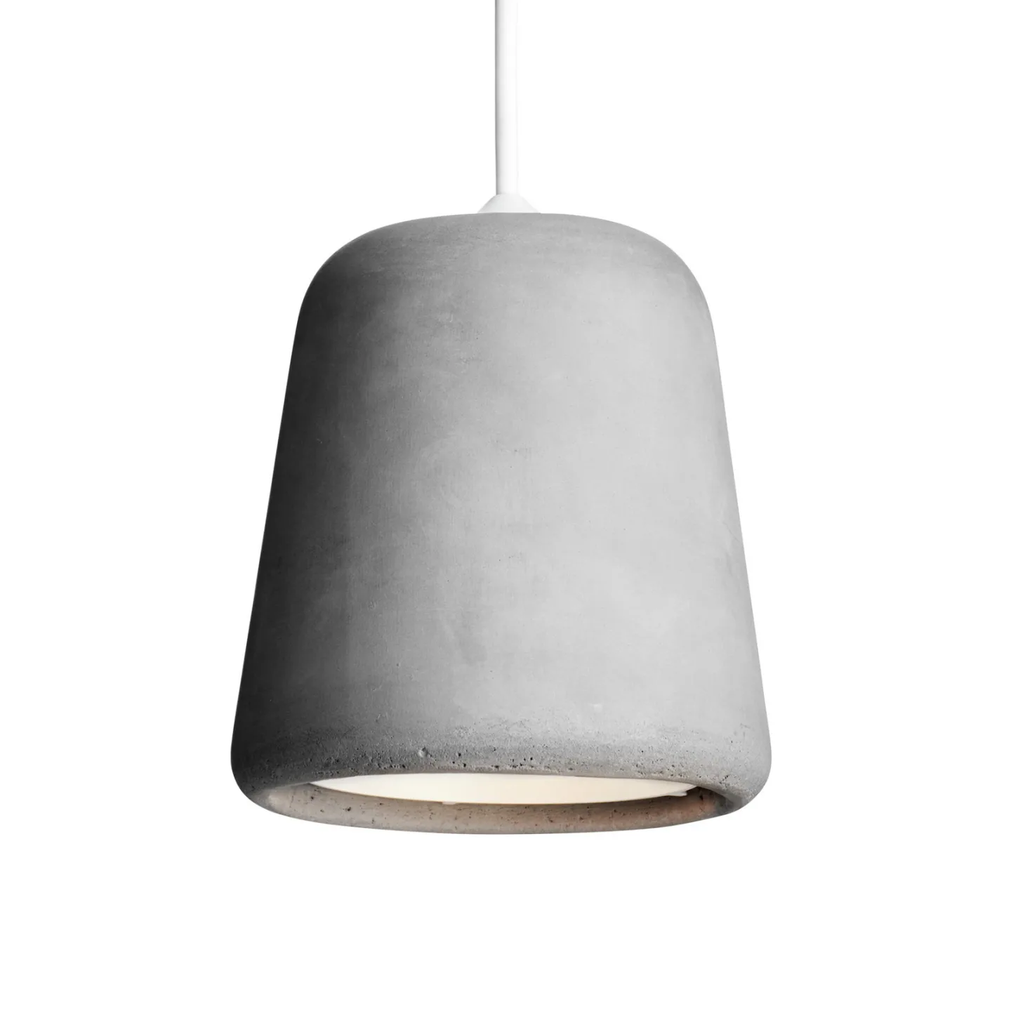 New Works Material Pendelleuchte Light grey concrete