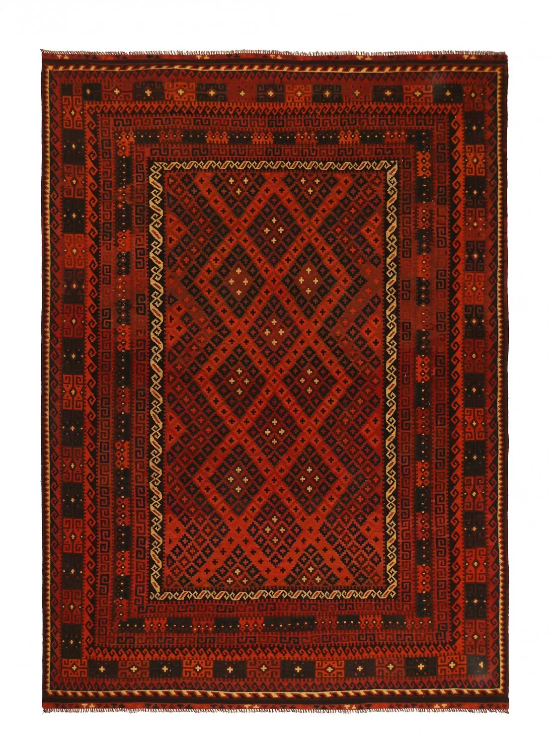 Orientalsk kelimteppe 416 x 301 cm (Størrelse: 416 x 301 cm)