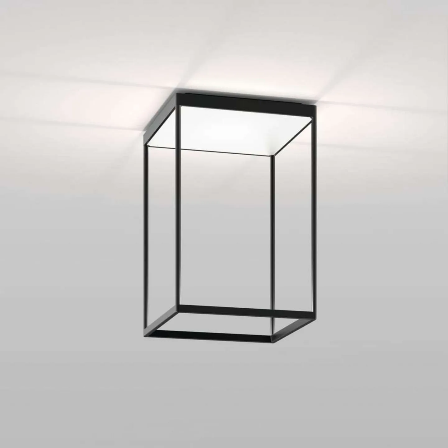Reflex 2 LED-taklampe, 45 cm, svart - Serien Lighting - Stue - Aluminium